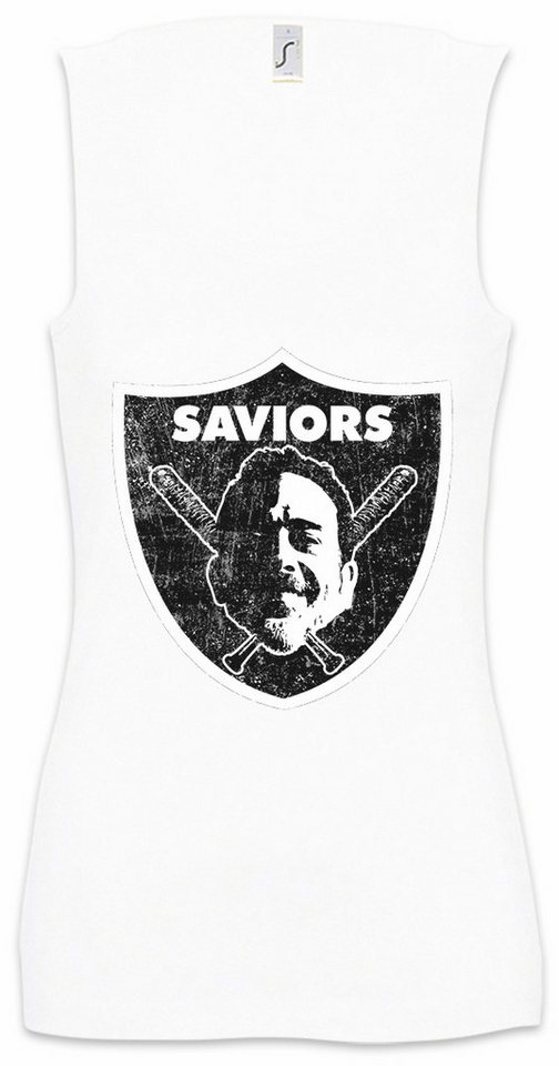 Urban Backwoods Tanktop Saviors Logo Ärmelloses Damen T-Shirt Negan Lucille Baseball Walking Baseballschläger Dead Bat Quote von Urban Backwoods