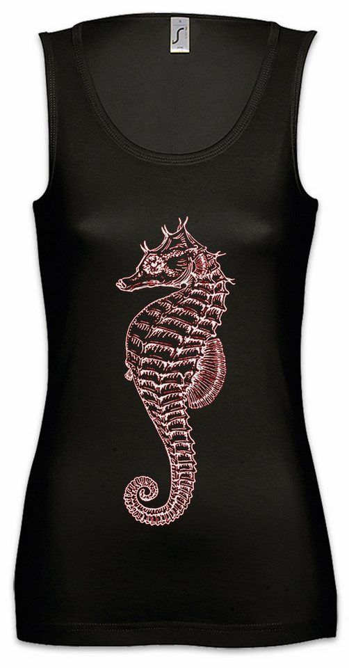 Urban Backwoods Tanktop Sea Horse Ärmelloses Damen T-Shirt Seepferdchen Tattoo Nautical Sailor Star Segeln Segler Kapitän von Urban Backwoods