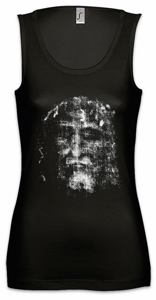 Urban Backwoods Tanktop Shroud Of Turin Ärmelloses Damen T-Shirt Tuch Holy Jesus Christus Inri Leichentuch Kirche Christentum von Urban Backwoods
