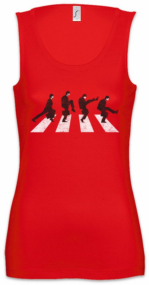Urban Backwoods Tanktop Silly Walk Road Ärmelloses Damen T-Shirt Monty Fun Ministry of Python Ministerium für alberne Gänge von Urban Backwoods