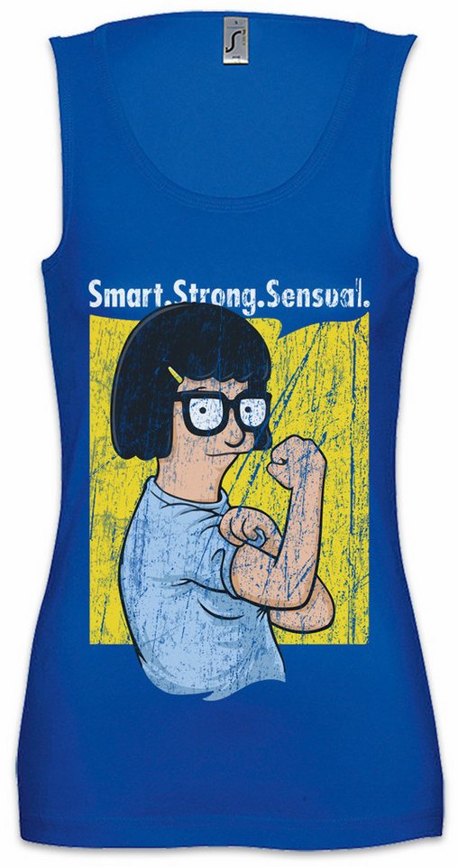 Urban Backwoods Tanktop Smart Belcher Ärmelloses Damen T-Shirt Bob's Hamburguesas Burgers Ruth Gene Louise Mütze von Urban Backwoods