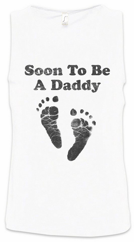 Urban Backwoods Tanktop Soon To Be A Daddy Ärmelloses T-Shirt Vater Father Baby Newborn F Word Papa Vatertag Father´s Day von Urban Backwoods
