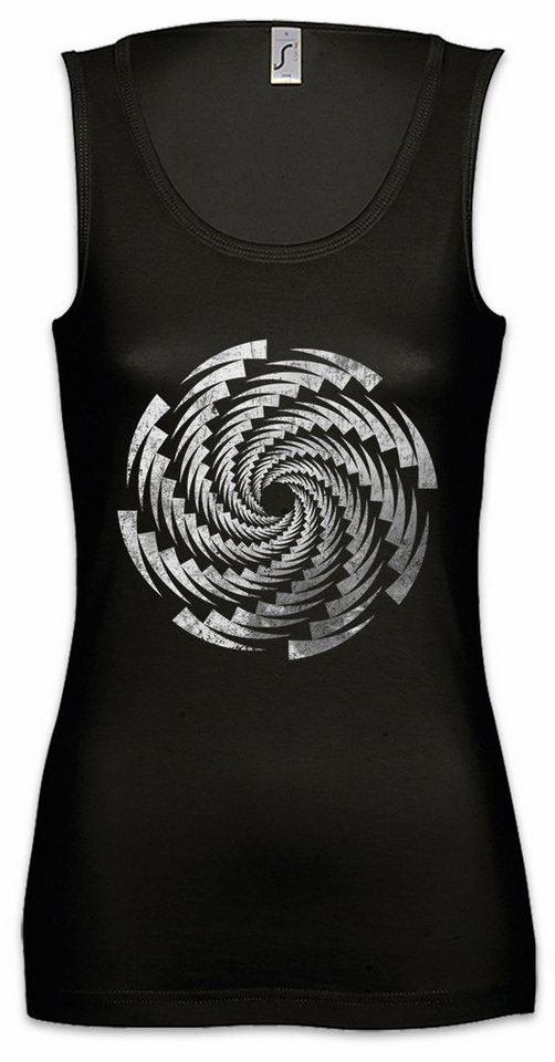 Urban Backwoods Tanktop Spiral Rotator Ärmelloses Damen T-Shirt Magic Kreisel Spirale Hypnose Hypnotiseur Maze Labyrinth Esoterik von Urban Backwoods