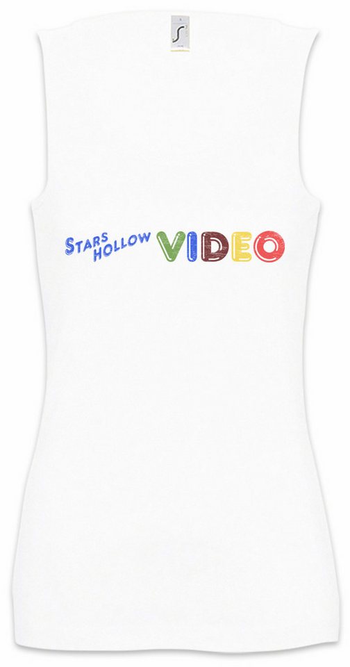 Urban Backwoods Tanktop Stars Hollow Video Ärmelloses Damen T-Shirt Lorelai Gilmore Rory Sign Logo Girls Firmenschild Firmenlogo von Urban Backwoods