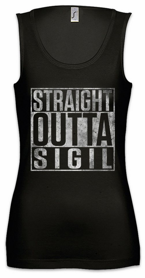 Urban Backwoods Tanktop Straight Outta Sigil Ärmelloses Damen T-Shirt Planescape Dungeons Pen Dragons Role Playing RPG von Urban Backwoods