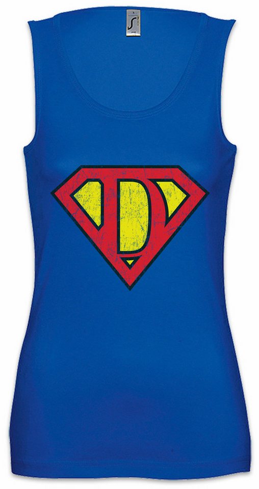 Urban Backwoods Tanktop Super D Ärmelloses Damen T-Shirt Buchstabe Initialen Vorname Nachname Fasching Karneval Kostüm Costume Urban Backwoods Tanktop Super D Ärmelloses Damen T-Shirt Buchstabe Initialen Vorname Nachname Fasching Karneval Kostüm Costume von Urban Backwoods