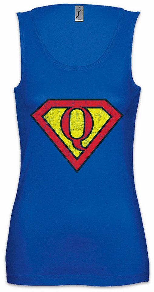 Urban Backwoods Tanktop Super Q Ärmelloses Damen T-Shirt Buchstabe Initialen Vorname Nachname Fasching Karneval Kostüm Costume Urban Backwoods Tanktop Super Q Ärmelloses Damen T-Shirt Buchstabe Initialen Vorname Nachname Fasching Karneval Kostüm Costume von Urban Backwoods