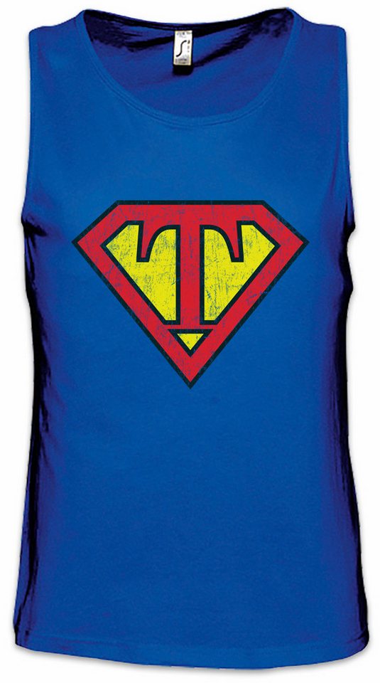 Urban Backwoods Tanktop Super T Ärmelloses T-Shirt Buchstabe Initialen Vorname Nachname Man Fasching Karneval Kostüm Costume von Urban Backwoods