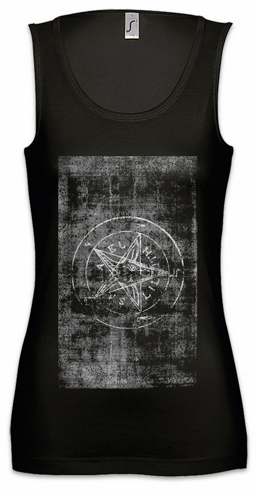 Urban Backwoods Tanktop Tarot The Symbol of Baphomet Ärmelloses Damen T-Shirt Karte Karten Lucifer Voodoo Satan 666 von Urban Backwoods