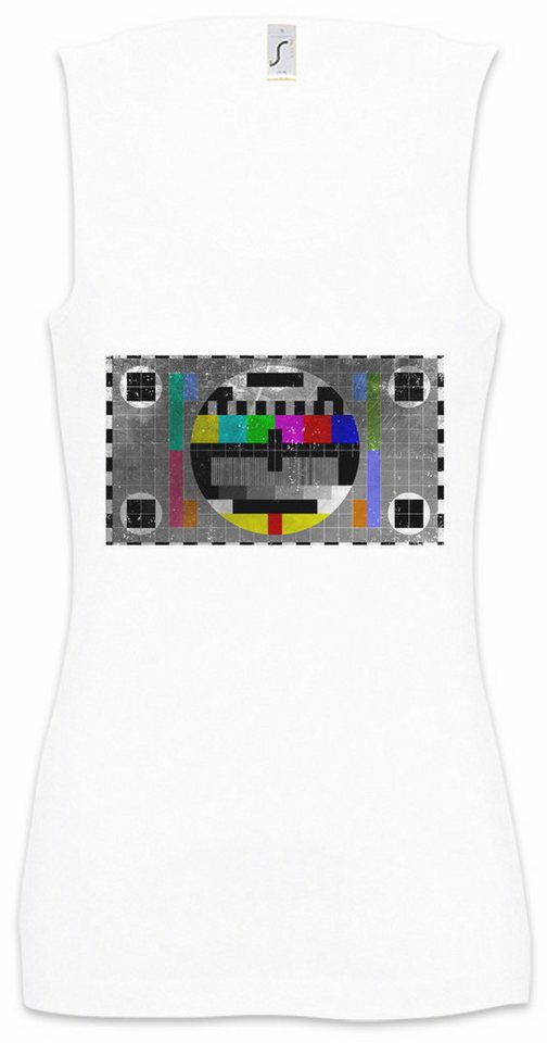 Urban Backwoods Tanktop Test Picture Vintage II Ärmelloses Damen T-Shirt Testbild Retro Big Triangle Bang Freak TBBT von Urban Backwoods
