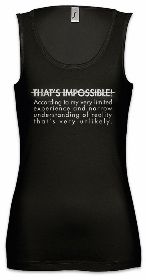 Urban Backwoods Tanktop That's Impossible Ärmelloses Damen T-Shirt Binary Code Binär Internet Programmierer PC IT Informatiker von Urban Backwoods