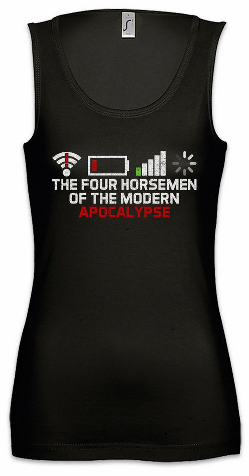 Urban Backwoods Tanktop The Four Horsemen Of The Modern Apocalypse Ärmelloses Damen T-Shirt Code Binär Informatik Computer von Urban Backwoods