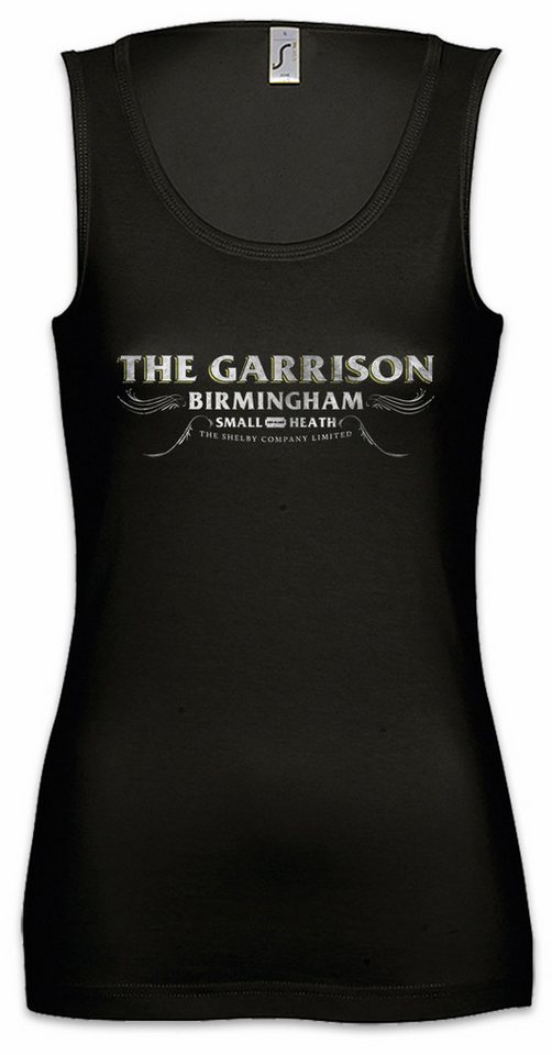 Urban Backwoods Tanktop The Garrison Ärmelloses Damen T-Shirt Peaky Birmingham Pub Restaurant Shelby Bar Logo Brothers von Urban Backwoods