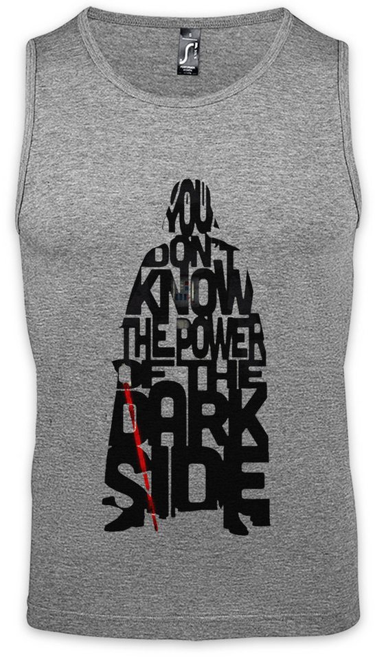 Urban Backwoods Tanktop The Power Of The Dark Side Ärmelloses T-Shirt Star Sci-Fi Vader Dunkle Seite Macht Wars Science von Urban Backwoods