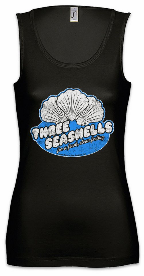 Urban Backwoods Tanktop Three Seashells Ärmelloses Damen T-Shirt Demolition Drei Muscheln Toilett Man Movie Film von Urban Backwoods