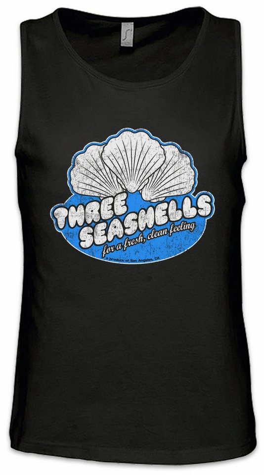 Urban Backwoods Tanktop Three Seashells Ärmelloses T-Shirt Demolition Drei Muscheln Toilette Klo Toilett Man Movie von Urban Backwoods
