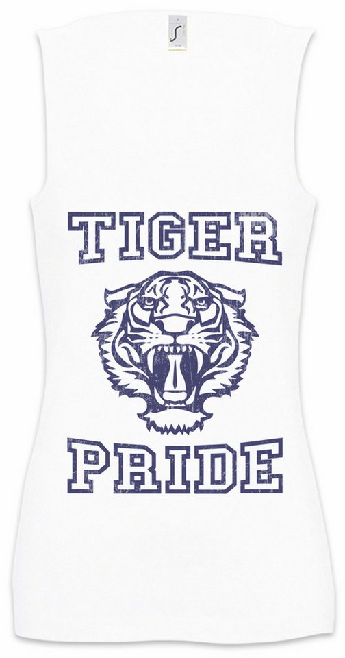Urban Backwoods Tanktop Tiger Pride Ärmelloses Damen T-Shirt School 13 Schule Tape Reasons Mannschaft Why Symbol Sign von Urban Backwoods