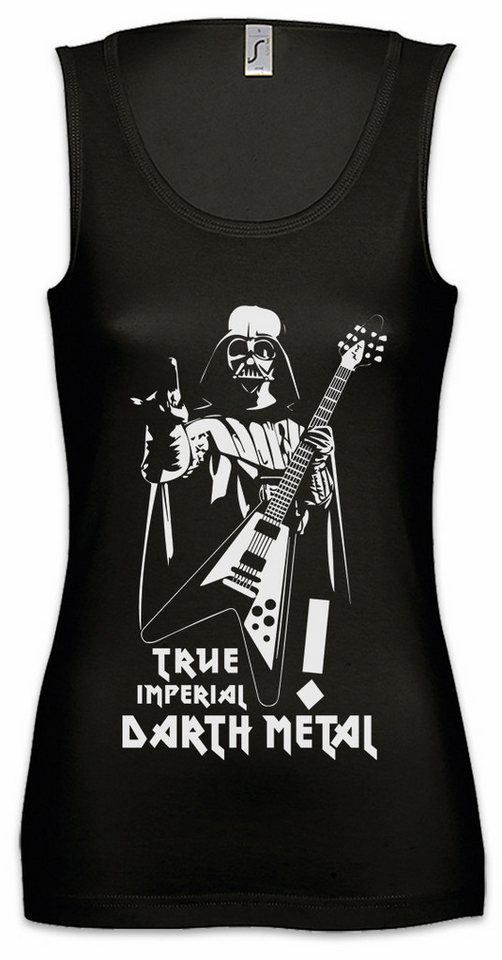 Urban Backwoods Tanktop True Imperial Darth Metal Ärmelloses Damen T-Shirt Star Dark Death Music Gothic Death Black von Urban Backwoods