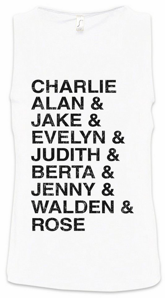 Urban Backwoods Tanktop Two And A Half Names Ärmelloses T-Shirt Charlie Alan Fun Men Malibu Uncle Harper Onkle Waffles von Urban Backwoods