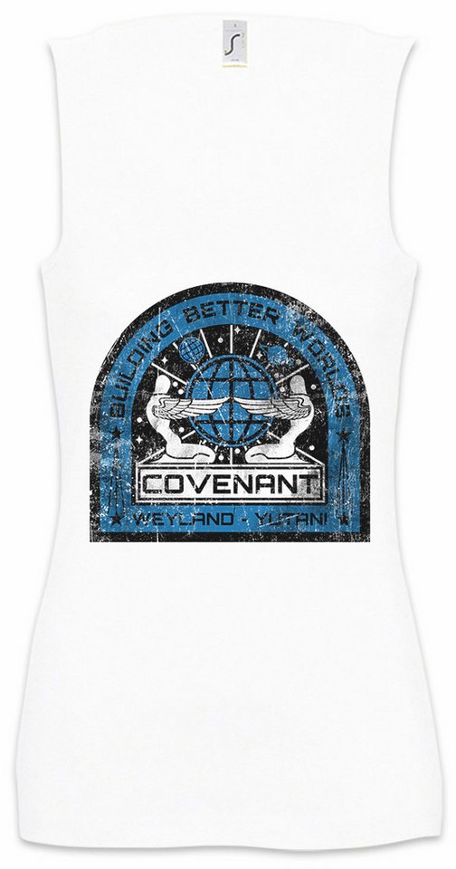 Urban Backwoods Tanktop USCSS Covenant Patch Ärmelloses Damen T-Shirt Prometheus Nostromo Saga Yutani Aliens von Urban Backwoods