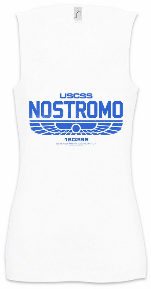 Urban Backwoods Tanktop USCSS Nostromo I Ärmelloses Damen T-Shirt Prometheus Corporation Alien Yutani Logo Corporation Aliens von Urban Backwoods