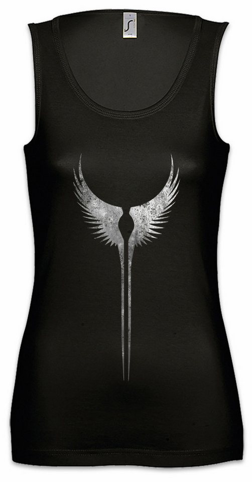 Urban Backwoods Tanktop Valkyrie Wings Ärmelloses Damen T-Shirt Walküren Flügel Walküre Wikinger Freya Thor Odhin von Urban Backwoods