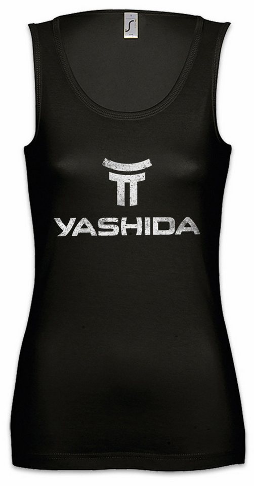 Urban Backwoods Tanktop Vinatage Yashida Clan I Ärmelloses Damen T-Shirt Logo Symbol Way Of The Warrior Mon Comic von Urban Backwoods