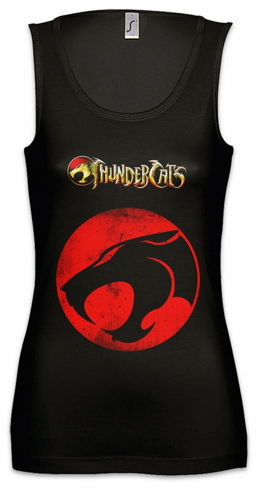 Urban Backwoods Tanktop Vintage Mechanic Cat Logo Ärmelloses Damen T-Shirt Thundera Kult Comic Cartoon TV Series von Urban Backwoods