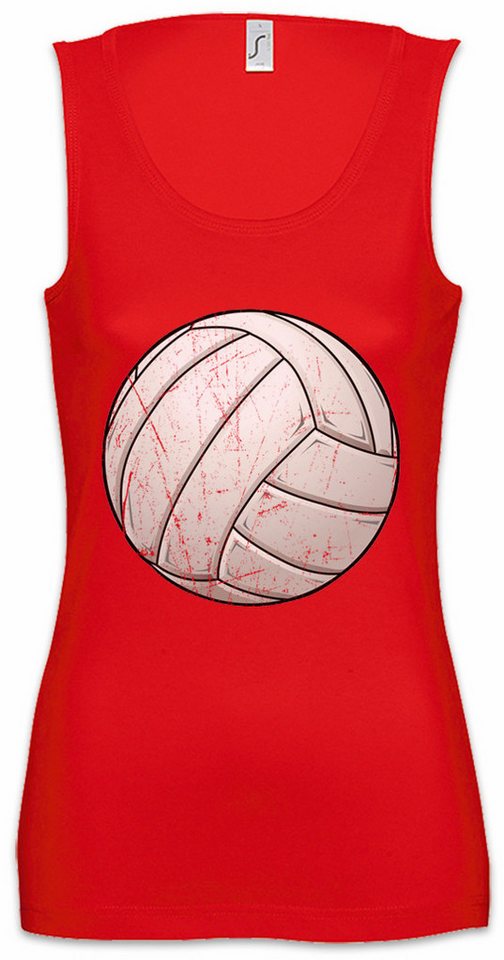 Urban Backwoods Tanktop Volleyball I Ärmelloses Damen T-Shirt Beach Player Sport Passion Love Spielfeld Court Spieler Verein von Urban Backwoods