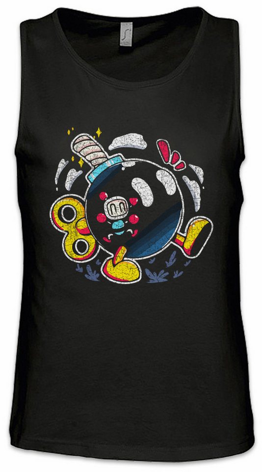 Urban Backwoods Tanktop Walking Bomb Ärmelloses T-Shirt Gamer Nerd Bomberman Man Retro Bomber Dyna Blaster Game Games von Urban Backwoods