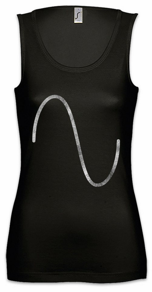 Urban Backwoods Tanktop Wave Sine Ärmelloses Damen T-Shirt Synthesizer Electro Techno LFO MC Elektro 90s 80s von Urban Backwoods