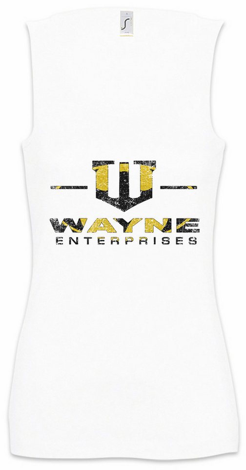 Urban Backwoods Tanktop Wayne Enterprises Logo Ärmelloses Damen T-Shirt Symbol Bale Batman Gotham Bat Cave Firma von Urban Backwoods