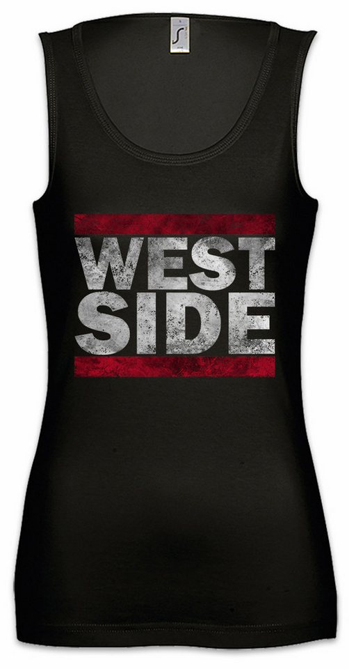 Urban Backwoods Tanktop West Side Ärmelloses Damen T-Shirt Run Fun Westside West Coast Gangster Ghetto Hip Hop von Urban Backwoods