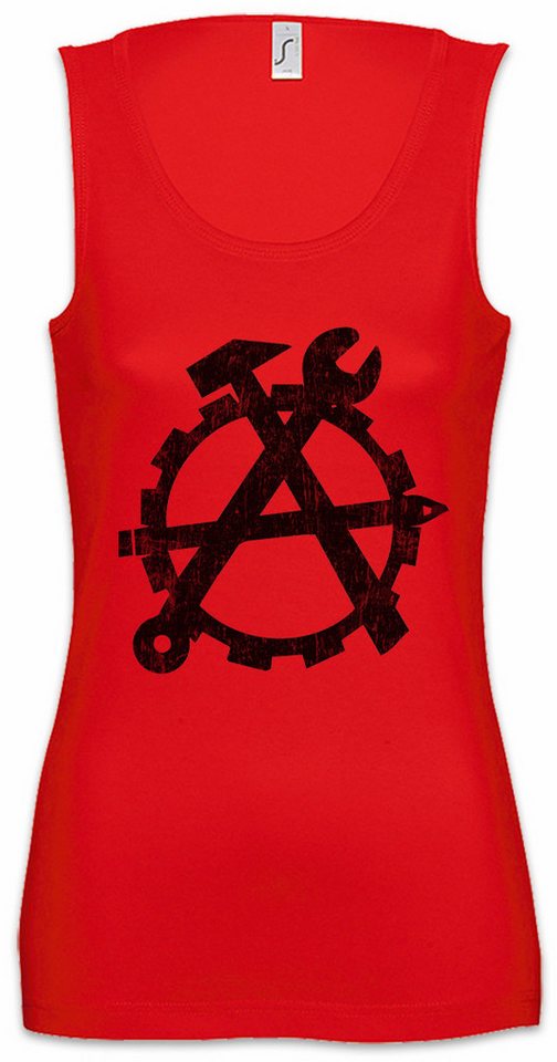 Urban Backwoods Tanktop Workers Anarchy Ärmelloses Damen T-Shirt About Capitalism Kommunismus Sozialismus Gegen Anti Kapitalismus von Urban Backwoods