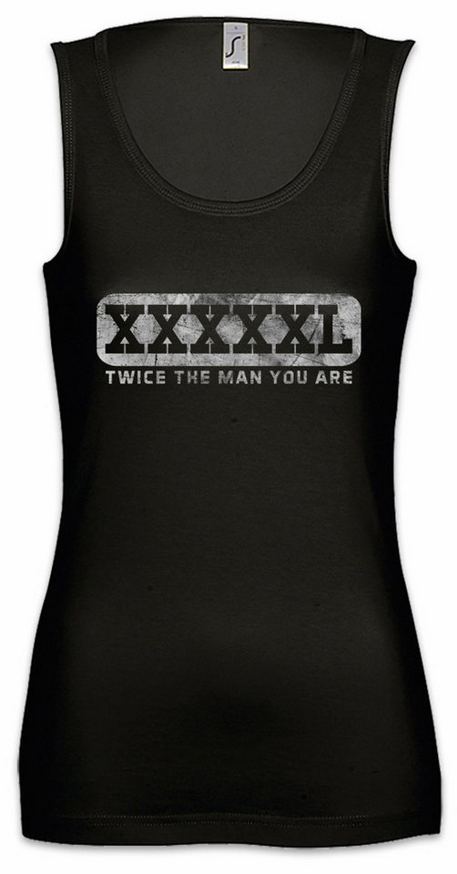 Urban Backwoods Tanktop XXXXXL Ärmelloses Damen T-Shirt Dick Dicker Stolz Übergewicht Chubby Large Big Heavy Stout von Urban Backwoods