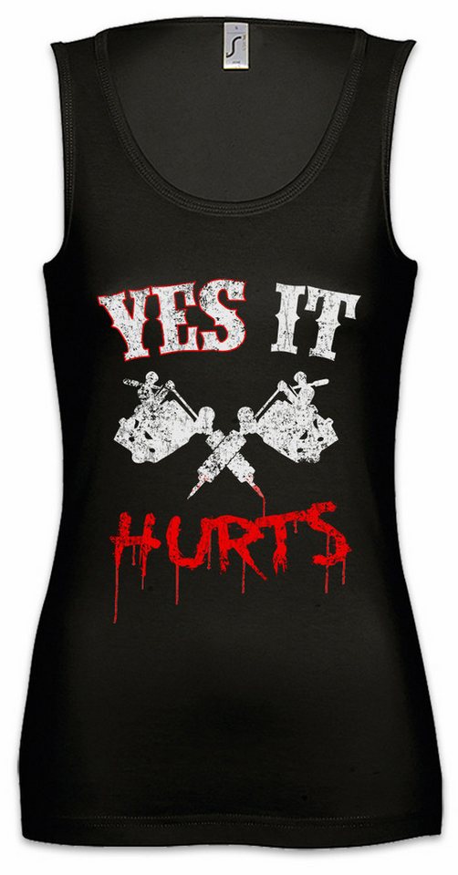 Urban Backwoods Tanktop Yes It Hurts Tattoo Machines Ärmelloses Damen T-Shirt Tätowiermaschine Gun Artist Tätowierer Studio Urban Backwoods Tanktop Yes It Hurts Tattoo Machines Ärmelloses Damen T-Shirt Tätowiermaschine Gun Artist Tätowierer Studio von Urban Backwoods