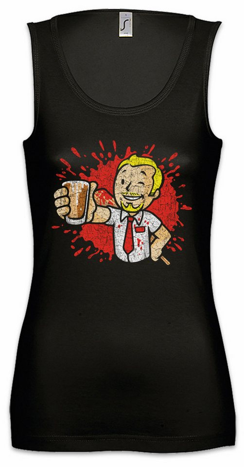 Urban Backwoods Tanktop Zombie Boy Ärmelloses Damen T-Shirt Zombies Evil Walking Horror Gamer Vault Gaming Ash Crossover von Urban Backwoods