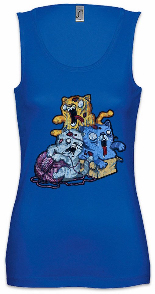Urban Backwoods Tanktop Zombie Cats Ärmelloses Damen T-Shirt Katzen Kätzchen Kater Katze Cat Kitty Dead Addicted Kittens Urban Backwoods Tanktop Zombie Cats Ärmelloses Damen T-Shirt Katzen Kätzchen Kater Katze Cat Kitty Dead Addicted Kittens von Urban Backwoods