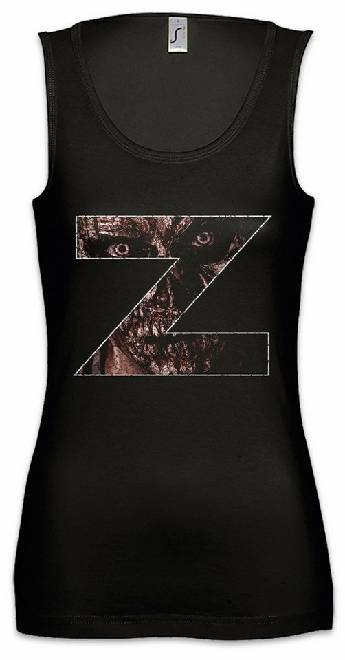 Urban Backwoods Tanktop Zombie Z Sign Ärmelloses Damen T-Shirt Logo Symbol Nation Citizen „Z“ Walking Walker Living Dead von Urban Backwoods