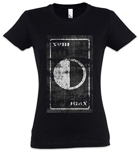 Urban Backwoods Tarot The Moon Damen T-Shirt Schwarz Größe 2XL von Urban Backwoods