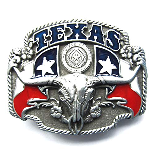 Urban Backwoods Texas Longhorn VI Gürtelschnalle für Wechselgürtel Buckle von Urban Backwoods