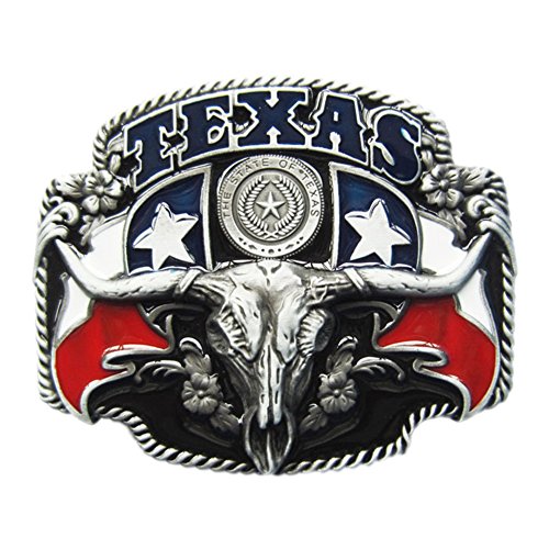 Urban Backwoods Texas Longhorn VIII Gürtelschnalle für Wechselgürtel Buckle von Urban Backwoods