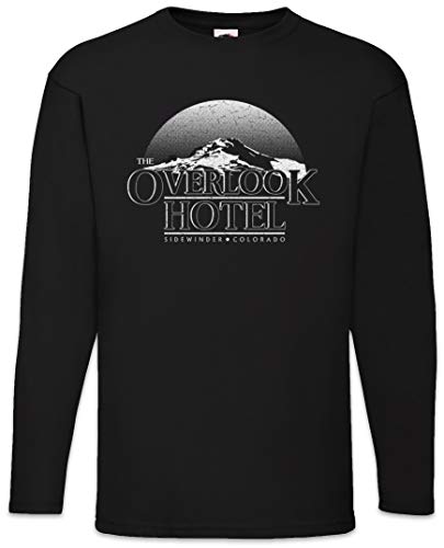 Urban Backwoods The Overlook Hotel I Herren Langarm T-Shirt Schwarz Größe 2XL von Urban Backwoods