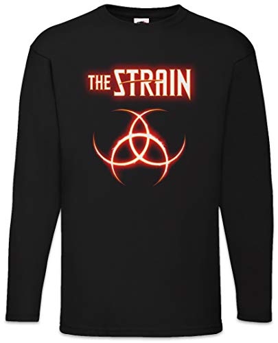 Urban Backwoods The Strain Biohazard Logo Herren Langarm T-Shirt Schwarz Größe L von Urban Backwoods