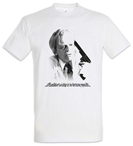 Urban Backwoods The Ultimate Acting is to Destroy Yourself Herren T-Shirt Weiß Größe 2XL von Urban Backwoods