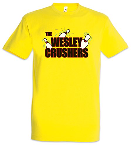 Urban Backwoods The Wesley Crushers Herren T-Shirt Gelb Größe L von Urban Backwoods