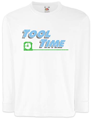 Urban Backwoods Tool Time Kinder Kids Mädchen Jungen Langarm T-Shirt Weiß Größe 10 Jahre von Urban Backwoods