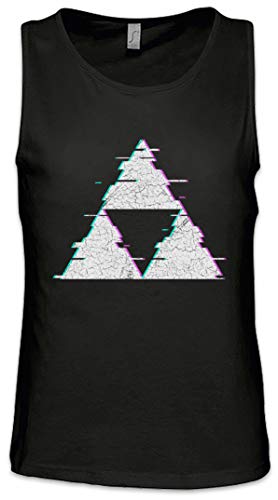 Urban Backwoods Triforce Glitch Herren Männer Tank Top Training Shirt Schwarz Größe 4XL von Urban Backwoods