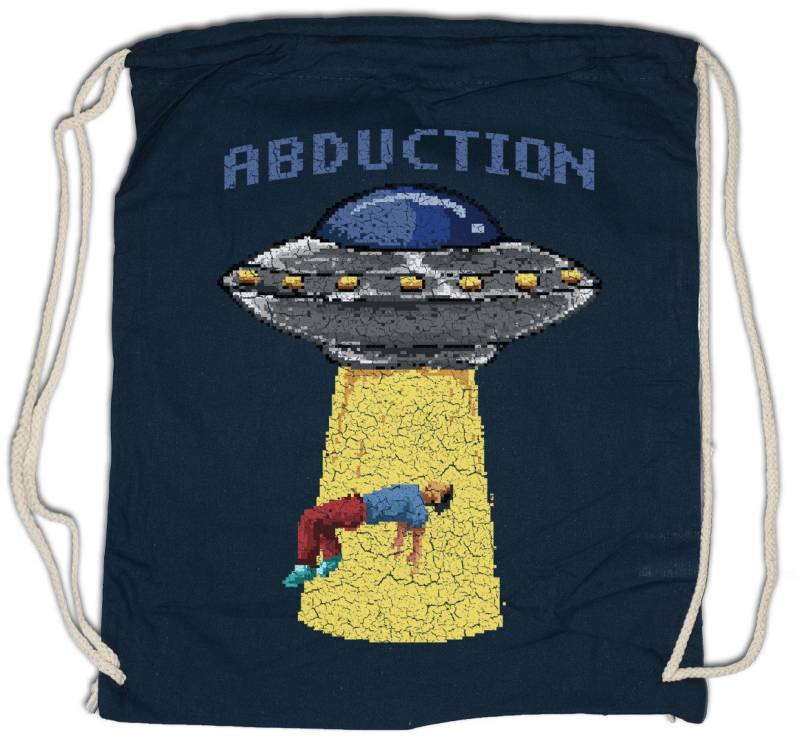 Urban Backwoods Turnbeutel Abduction UFO Turnbeutel Pixel Flying Saucers Vril Flugscheibe Haunebu (1-tlg), Majestic 12 Grey Area von Urban Backwoods