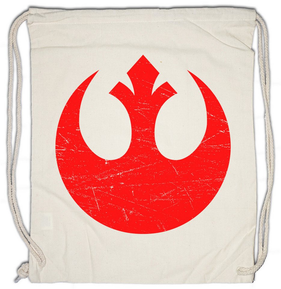 Urban Backwoods Turnbeutel Alliance Logo Turnbeutel Wars Rebel Krieg Rebellion Star Sterne (1-tlg), Alliance Der Flag Symbol von Urban Backwoods